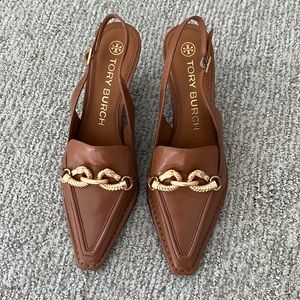 Tory Burch Size 7.5 Slingback Wedge *Never worn*